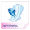 Sofy Body Fit Night Slim Wing Pads-Comfort Nite Cotton Soft 29cm 16S, Instant & Speedy Absorption with Raised Center view 4