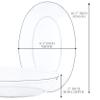 PLASTICPRO Disposable Oval Serving Bowls, Party Snack or Salad Bowl, 32-Ounce, Plastic Crystal Clear Pack of 8 view 4