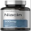 Horbach Niacin | Vitamin B3 500mg | 100 Capsules | with Flushing | Non-GMO, and Gluten Free Supplement view 1