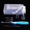 Airgoesin Upgraded Tonsil Stone Removing Tool with LED Light Pick, Blue, 4 Tips + Mist Pump Bottle (Empty), Oral Care Clean with Case view 1
