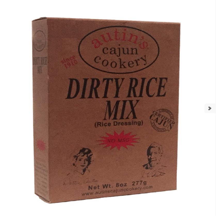 Autin's Cajun Cookery Dirty Rice Mix Rice Dressing (1 Box) Gluten Free