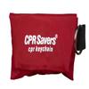 CPR Savers & First Aid Supply CPR Face Shield Mask Keychain Kit with Gloves for CPR Training and Rescue (20, Red) view 1