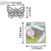 12 Pcs Silver Butterfly Metal Bookmarks with Gift Box, for Baby Shower Return Gift and Wedding Favors Gift (12) view 2