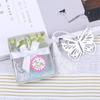 12 Pcs Silver Butterfly Metal Bookmarks with Gift Box, for Baby Shower Return Gift and Wedding Favors Gift (12) view 4