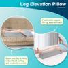 Zelen Leg Elevation Pillow Wedge Knee Leg Rest Pillows for Sleeping Post Surgery Knee Support Foam Bed Wedges Legs Bolster Foot Elevation After Surgery Elevating Pillow Positioning Wedge Cushion view 4