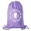 Custom St Patrick's Day Backpack Personalized Drawstring Bags, Reusable Gift bag - 10PK Purple CE2725Patty S4 view 1