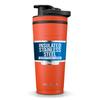 Ice Shaker Insulated Stainless Steel Shaker Bottle | 26oz, Orange | Cold for 30+ Hours | Insulated Cup with Twist-on Agitator | Odor-Free Bottle for Protein Shakes, Water, Smoothies, Cocktails view 1