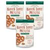 Everton Toffee Butter Toffee Pretzels, Roasted Almond Flavor (4 oz. bag, 3-pack), Gourmet Artisan Toffee Covered Pretzels, Sweet and Salty Mini Pretzel Snacks, Small Batch Crafted view 1