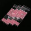 500pcs Cellophane Bags Self Adhesive Seal Lipstick Cookie Bags Cello Packing Bags for Valentine's Day Wedding Festival Party Supply- Pink Heart view 2