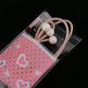 500pcs Cellophane Bags Self Adhesive Seal Lipstick Cookie Bags Cello Packing Bags for Valentine's Day Wedding Festival Party Supply- Pink Heart view 3