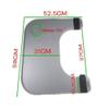 YAOBAO Wheelchair Lap Tray Table Accessories,Medical Portable Child Chair,Universal Trays Desk Fit for Manual Powered or Electric Wheelchairs (Grey) view 4