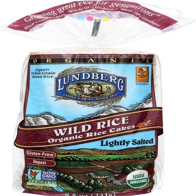 (NOT A CASE) Wild Organic Rice Cakes Lightly Salted