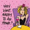 JAM PAPER Cocktail Napkins - 3 7/8" x 3 7/8" - Why Limit - 20 per Pack - 2/Pack view 1