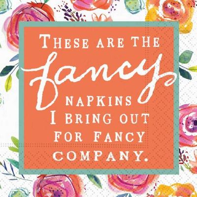 JAM PAPER Cocktail Napkins - 3 7/8" x 3 7/8" - Fancy Company - 20 per Pack - 2/Pack