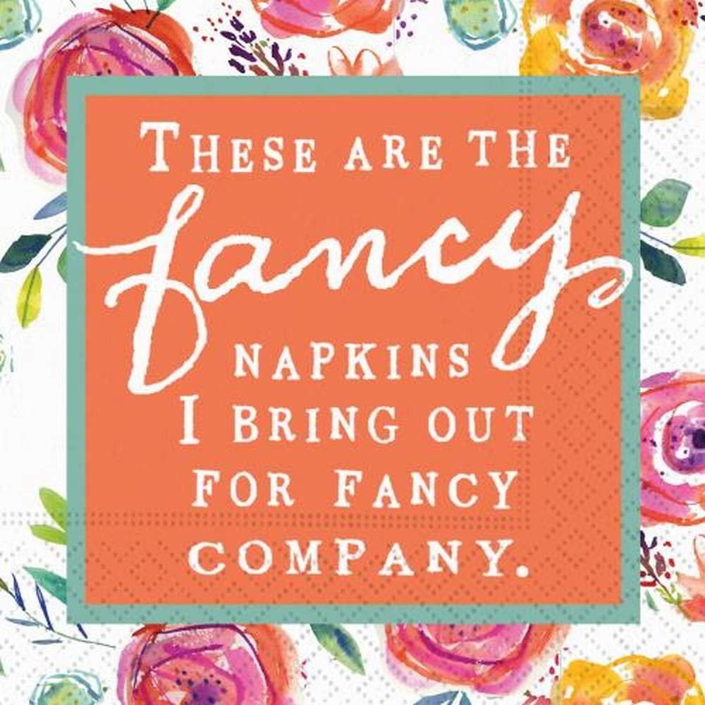 JAM PAPER Cocktail Napkins - 3 7/8" x 3 7/8" - Fancy Company - 20 per Pack - 2/Pack