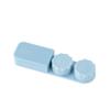 MOMOFULL Contact Lens Case Travel Kit Cute Eye Contact Storage Organizer Holder Leak Proof with Applicator Remover Tool Blue view 1