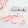 MOMOFULL Contact Lens Case Travel Kit Cute Eye Contact Storage Organizer Holder Leak Proof with Applicator Remover Tool Blue view 3
