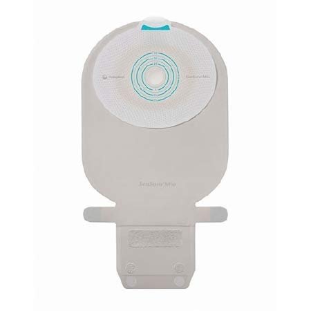 Coloplast 10486 Filtered Ostomy Pouch 2 Inch Stoma Transparent Standard Wear One-Piece System - 10 Per Box