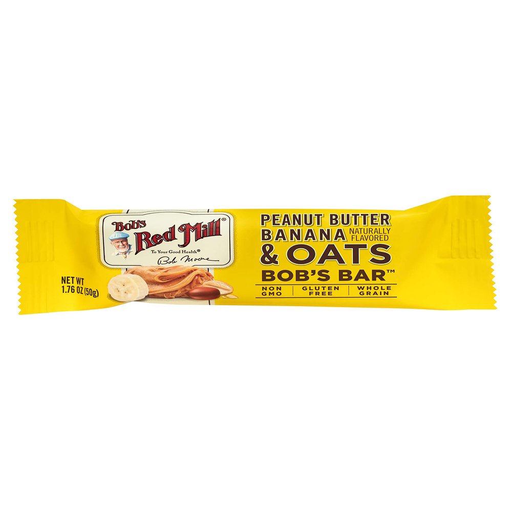 Bob's Red Mill 12pk Peanut Butter Banana & Oats Bar, 12 bars (Pack of 1) - Non GMO, Gluten Free, Kosher
