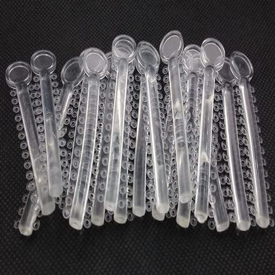Orthodontic Ligature Ties Orthodontic Elastomeric O-rings Braces Rubber Bands(1040pcs) (Clear)