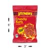 Vitner's 8 Pack Crunchy Curls Sizzlin' Hot Cheese A Chicago Original 8 1oz bags view 2