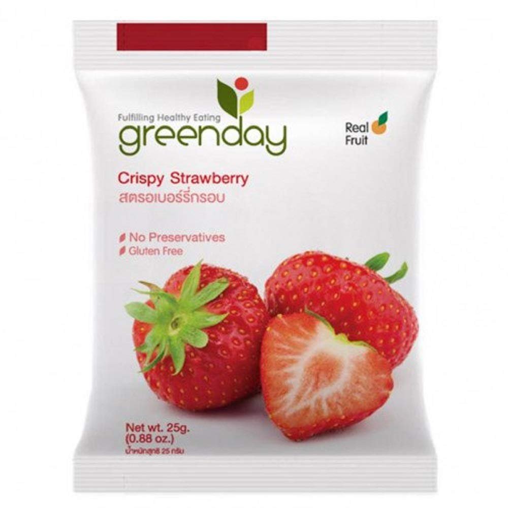 Green Day, Strawberry Crisp, 25 g