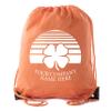 Custom St Patrick's Day Backpack Personalized Drawstring Bags, Reusable Gift bag - 3PK Orange CE2500Patty S2
