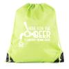 Custom St Patrick's Day Backpack Personalized Drawstring Bags, Reusable Gift bag - 3PK Lime CE2500Patty S1