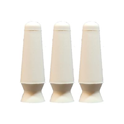 DMV Scleral Cup Large Contact Lens Handler -3 Pack - Inserts and Removes Scleral Contact Lenses and Prosthetic Eyes (White)