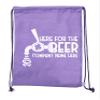 Custom St Patrick's Day Backpack Personalized Drawstring Bags, Reusable Gift bag - 10PK Purple CE2725Patty S1 view 2