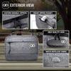HELMET HEAD Smell Proof Bag with Lock, Smell Proof Stash Bag comes with a Metal Tray and Mylar Bags, this Smell Proof Case Offer Plenty of Room to keep all your Herbs Securely Together (Gray) view 4