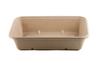 [2 Pack of 250] 34oz Compostable Eco Friendly Container Trays with Lids - Rectangular Oblong Tree Free Sugarcane Bagasse Meal Prep Bento Boxes Take Out Catering Microwavable Deep Container view 3