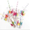 Fiesta Party Cups with Lids and Paper Straws, Taco Birthday or Baby Shower, Set of 12 view 3