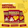 Honees Honey Filled Drops, Honey Cough Drops with Real Honey-Natural Sore Throat Relief-Nothing Artificial-Throat Coat Lozenges, Natural Cough Suppressant, Non-GMO (12 Pack  240 Drops) view 2