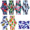 7 Pcs Reusable Waterproof Menstrual Pads Sets Including 1Pc Mini Wet Bag and 6Pcs Regular Flow Menstrual Pads Mama Cloth Sanitary Napkins view 3
