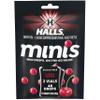 HALLS Minis Cherry Flavor Sugar Free Cough Drops, 48 Drops view 1