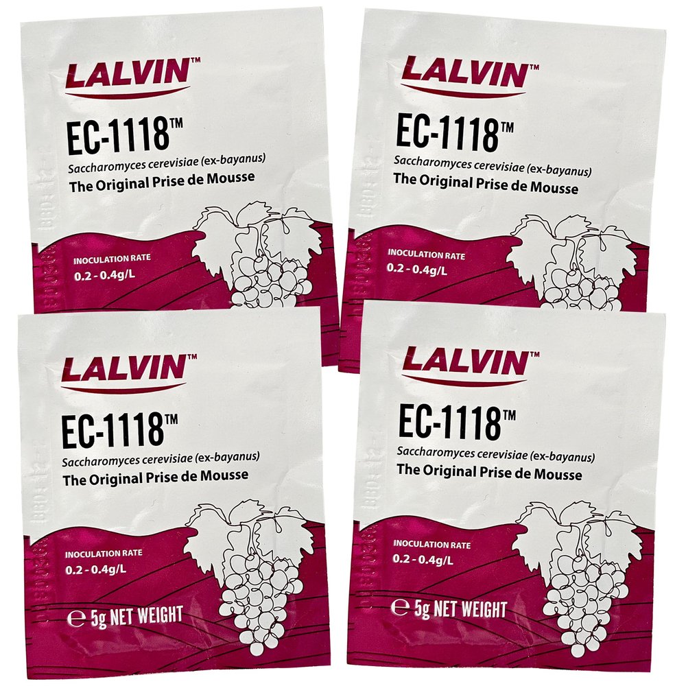 Lalvin EC-1118 Saccharomyces bayanus (20 Packs)