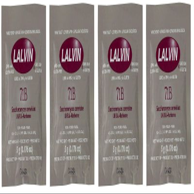 Lalvin Wine Yeast 71B Yeast, 10 Packs (Multi, 4-Pack)