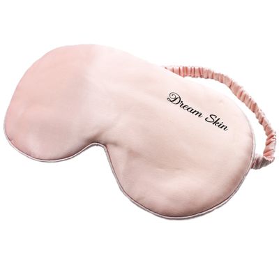 100% Mulberry Silk Soft Sleep Eye Mask JuveTex Beauty Wrinkle shade Cover Pink and White