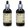 Alfalfa (Medicago Sativa) Tincture, Sprouting Seeds Liquid Extract (Brand Name: HerbalTerra, Proudly Made in USA) 2x4 fl.oz (2x120 ml) view 1
