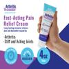Arthritis Wonder Pain Relief Cream, 4 oz  Arthritis Pain Relief Cream for Hand, Knee, Foot and Wrist Joints  Fast-Acting, Deep Penetrating, Non-Greasy Formula with Natural Wogonin - 3 Pack view 2
