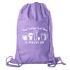 Custom St Patrick's Day Backpack Personalized Drawstring Bags, Reusable Gift bag - 10PK Purple CE2725Patty S5 view 1