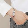 VNOX 3 Color/Set Medical Alert Emergency Stainless Steel NO Needle OR BP This ARM Safety ID Cufff Bangle5.7-6.9" view 3