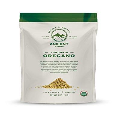 Ancient Foods Organic Oregano  Organic Greek Oregano from Vordonia, Dried Oregano Leaves for Cooking and Seasoning (30g)
