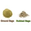 100% Natural Ground and Whole Sage Leaf Herb, Spice, Seasoning, Dried, Leaves, Chushed, Rubbed, Kosher Gluten-Free Non GMO (Ground Sage, 4 oz) view 2