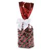 100pcs Red Diagonal Stripe Deluxe Guessted Bags for Valentine's Day Small 2 x 2 x 9 view 1