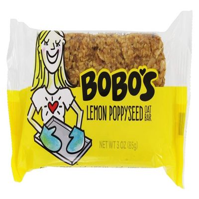 Bobo's Oat Bars Lemon Poppyseed, 3 Ounce (Pack of 6)