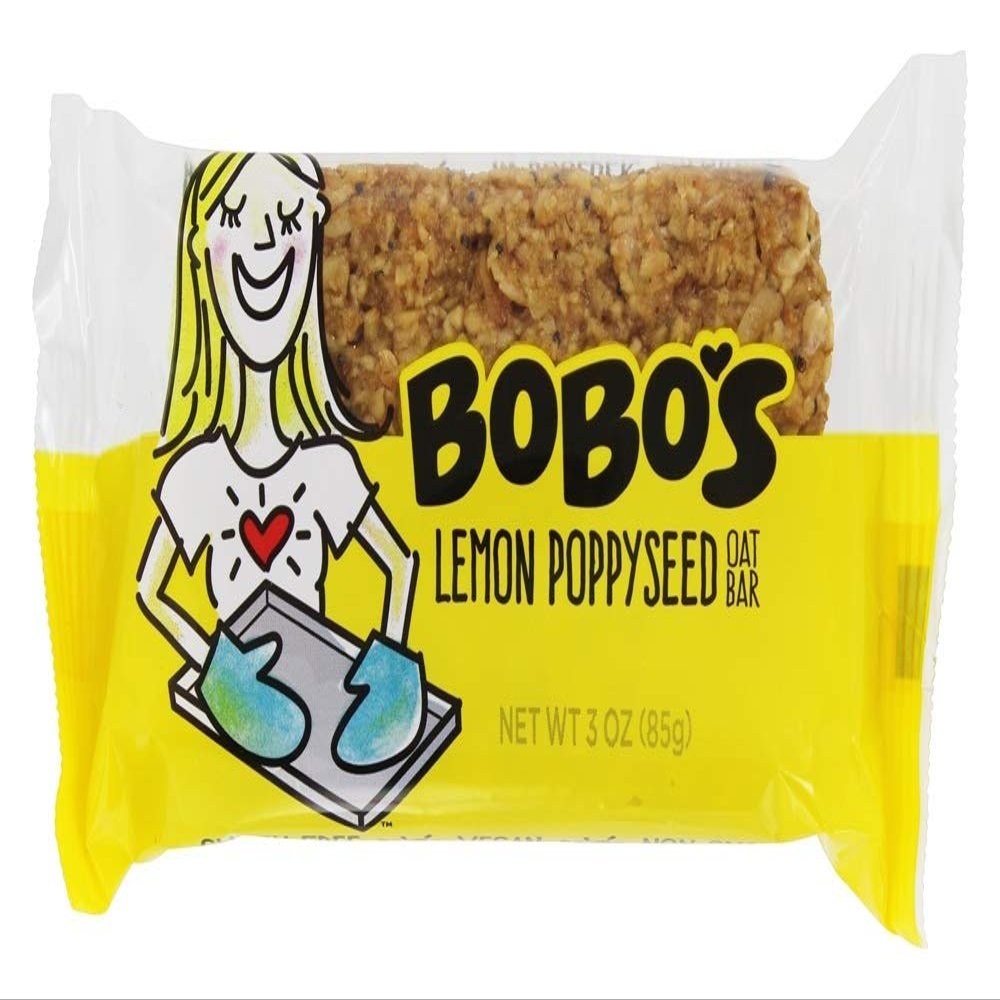 Bobo's Oat Bars Lemon Poppyseed, 3 Ounce (Pack of 6)