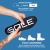 SOLE Active Thick + Met Pad Insoles - Custom Moldable Orthotic Support for Any Arch Type, Plantar Fasciitis Relief - Mens Size 13/Womens Size 15, Met Pads, 1 Pair view 3