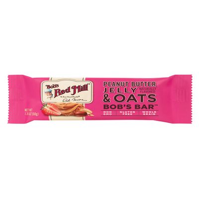 Bob's Red Mill 12pk Peanut Butter Jelly & Oats Bar, 12 bars (Pack of 1) - Non GMO, Gluten Free, Kosher